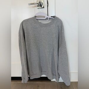 Alo Yoga Accolade Crew Neck Pullover Size Large  in heather grey